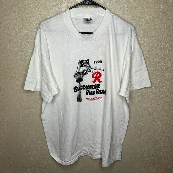 Vintage 90s Seattle Rainier Beer T Shirt XL - Picture 2 of 7